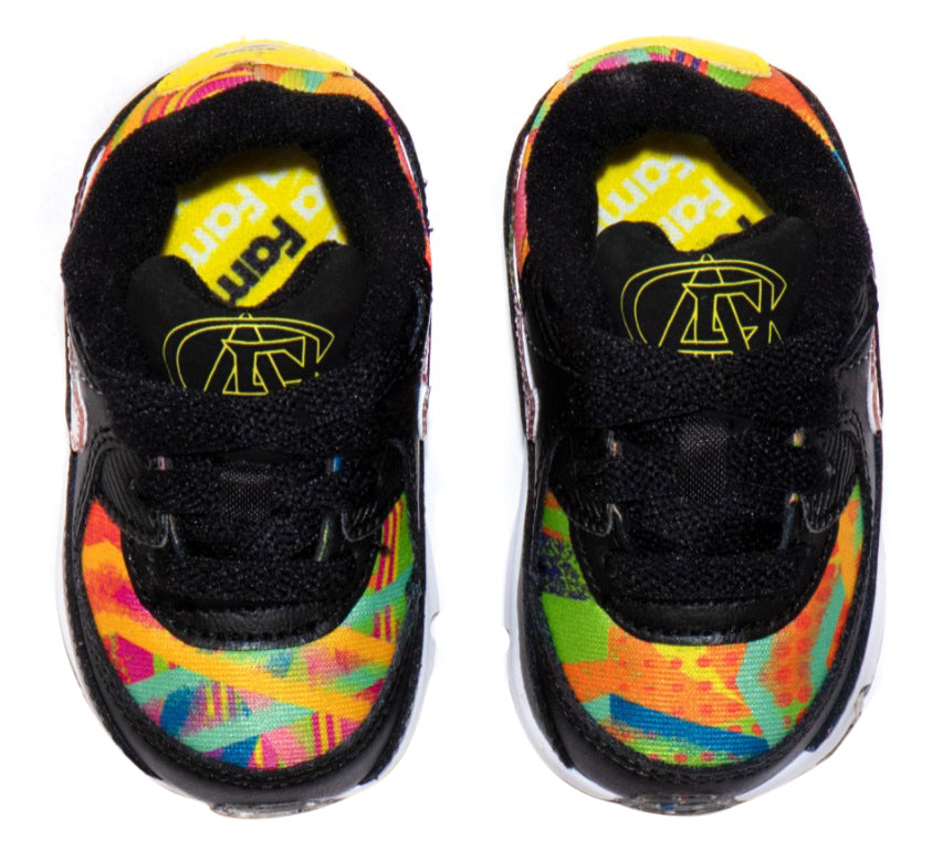 Toddler's Nike Air Max 90/LHM "Familia" Mlt-Clr/Fire Pnk-Bk (DM6919 900)