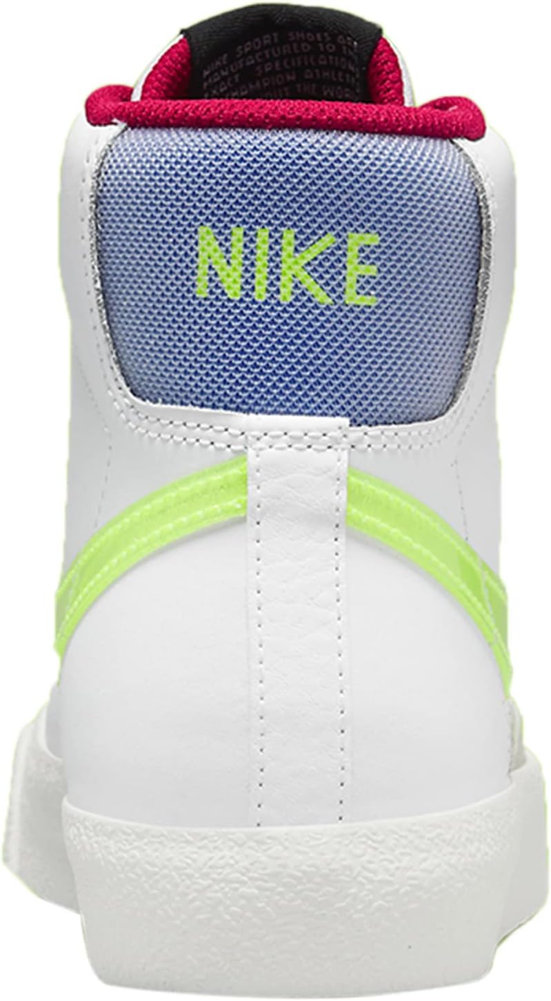 Big Kid's Nike Blazer Mid '77 White/Volt-Hyper Royal (DV2234 100)