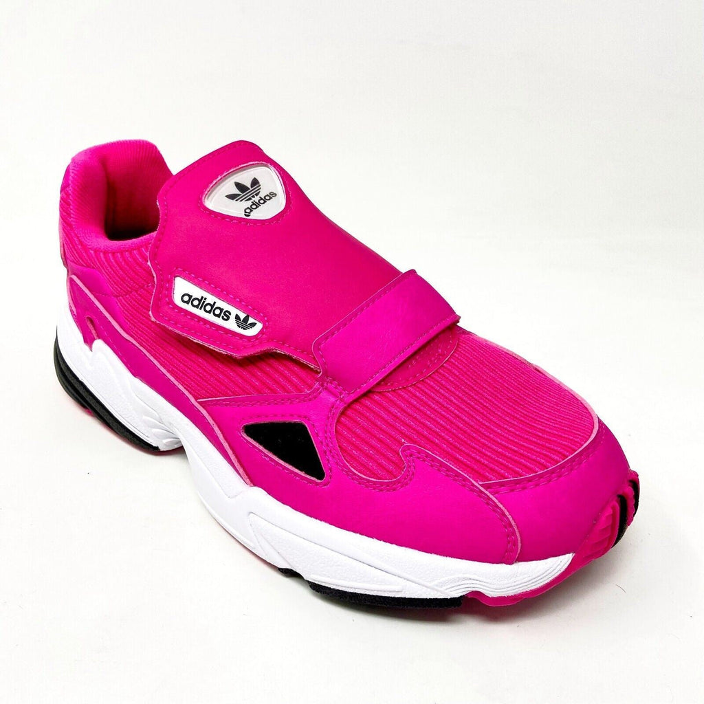 Adidas Originals Falcon RX Pink Black White Womens Size 6.5 Sneakers EE5114