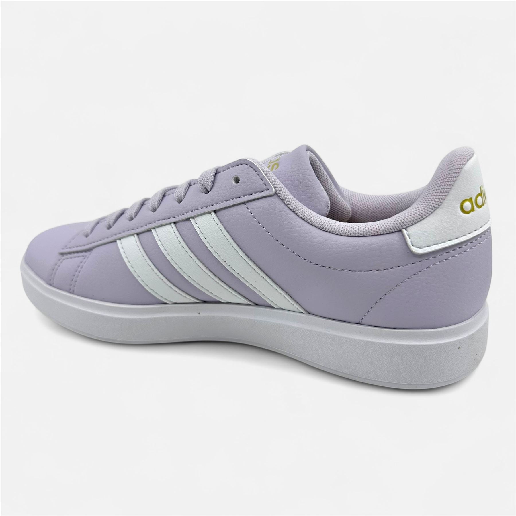 Adidas Grand Court 2.0 Silver Dawn Cloud White Womens Athletic Sneaker (ID4478)
