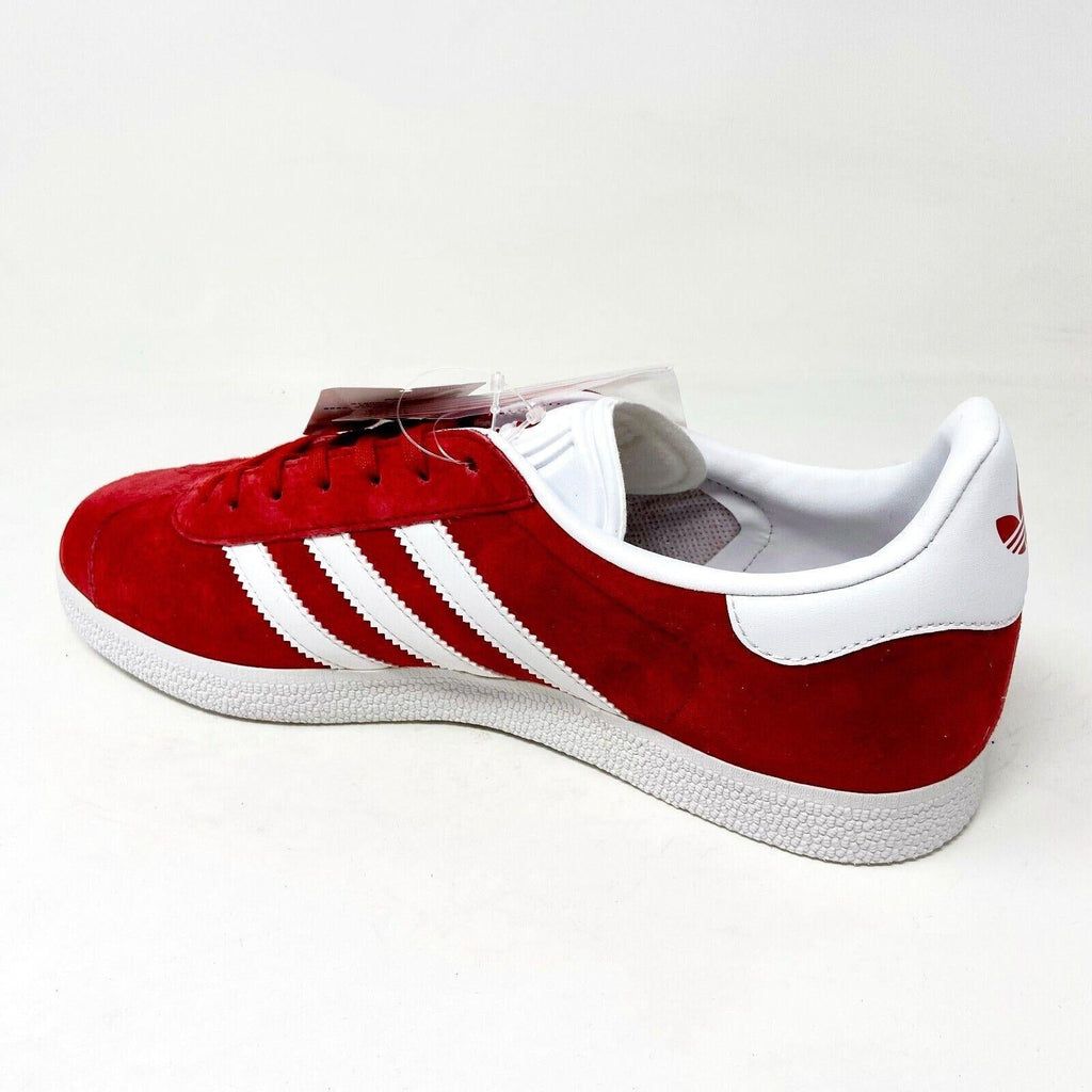 Adidas Gazelle Scarlet Red White Mens Size 9.5 Athletic Sneaker (S76228)