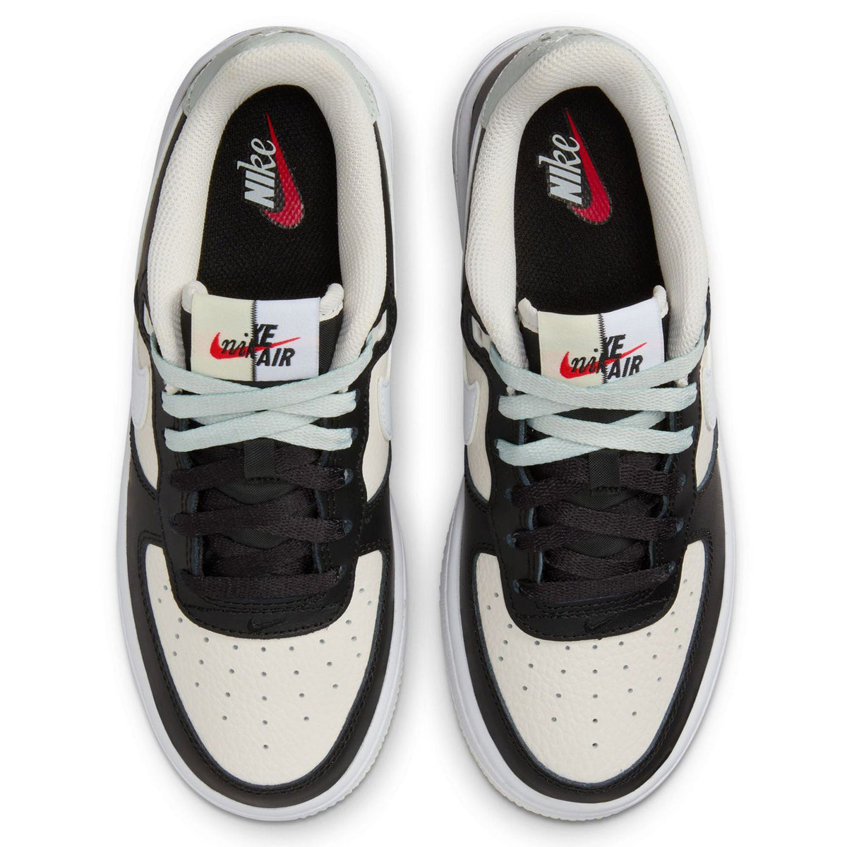 Big Kid's Nike Air Force 1 LV8 1 Black/Light Silver-Phantom (FB9035 002)