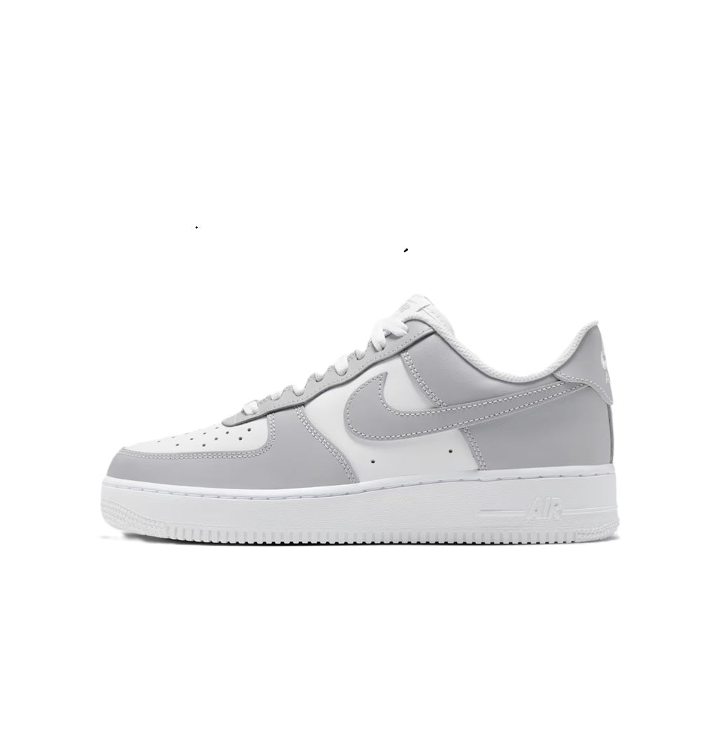 Men's Nike Air Force 1 '07 White/LT Smoke Grey-White (FD9763 101)