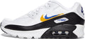 Big Kid's Nike Air Max 90 GS NN White/Deep Royal Blue (FJ4592 100)