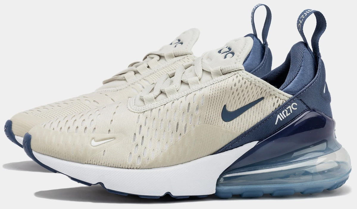 Women's Nike Air Max 270 Light Bone/Diffused Blue-White (FQ8783 072)