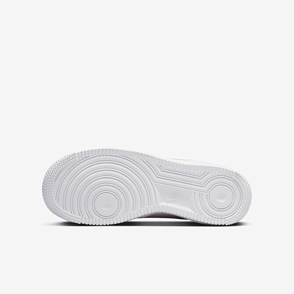 Big Kid's Nike Air Force 1 White/Magic Ember (FV5948 117)