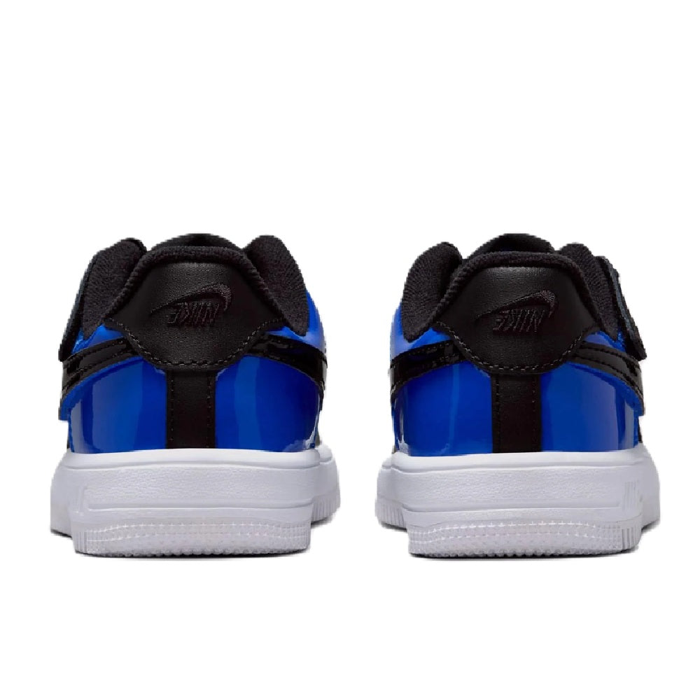 Little Kid's Nike Force 1 Low Easyon LV8 2 Black/Black-Racer Blue (HF0960 001)
