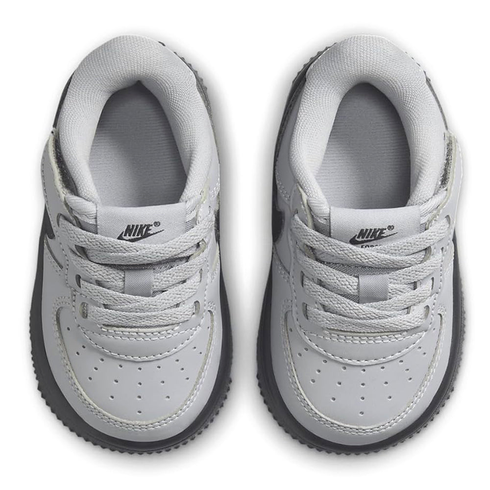 Toddler's Nike Force 1 Low Easyon Wolf Grey/DK Smoke Grey (HQ3809 001)