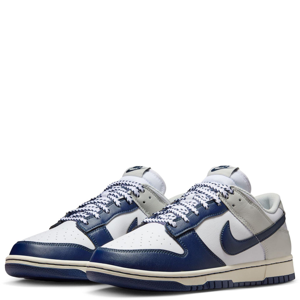 Men's Nike Dunk Low Retro White/Midnight Navy (IM2222 101)