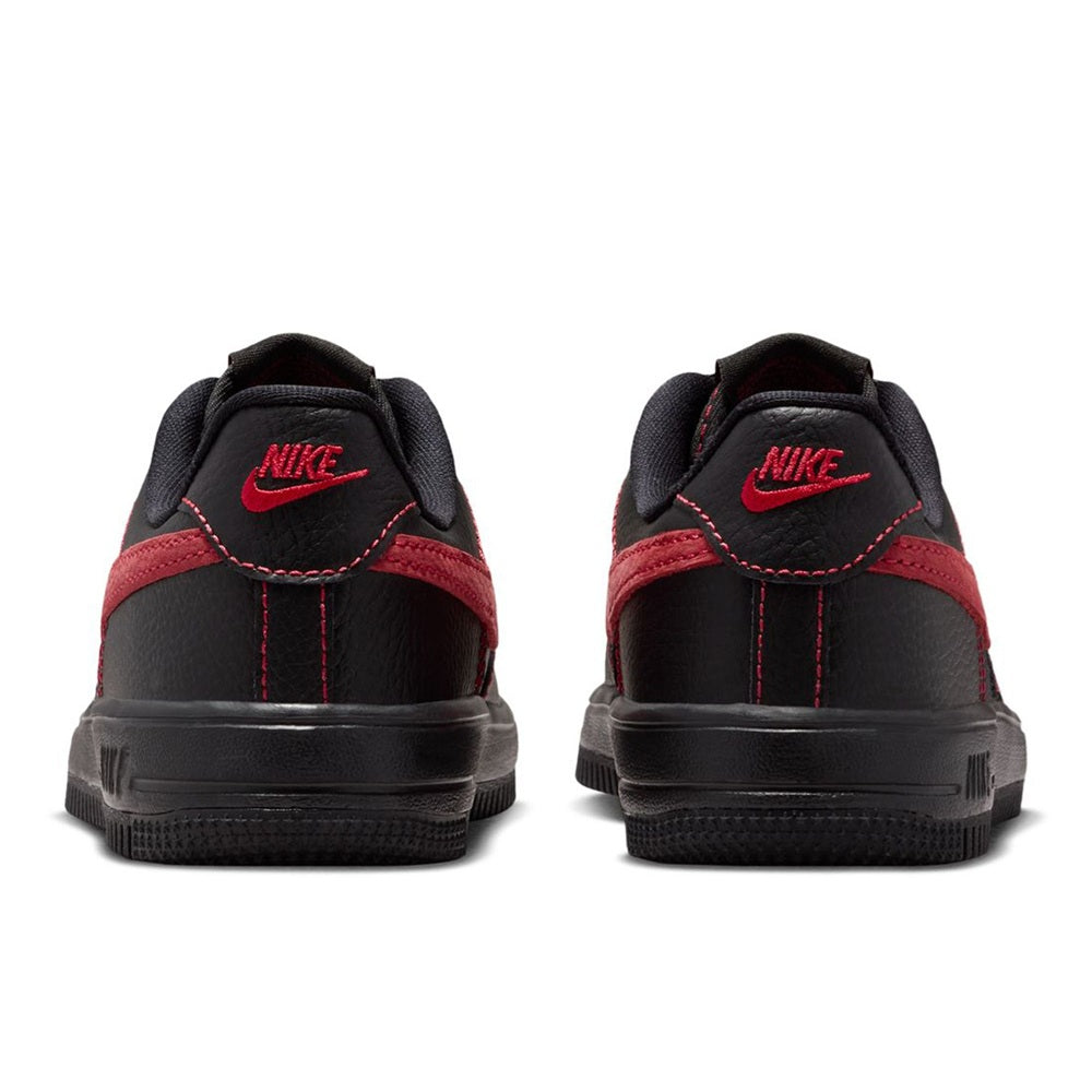 Little Kid's Nike Force 1 Low LV8 3 Lace Blk/University Red (IM7997 001)