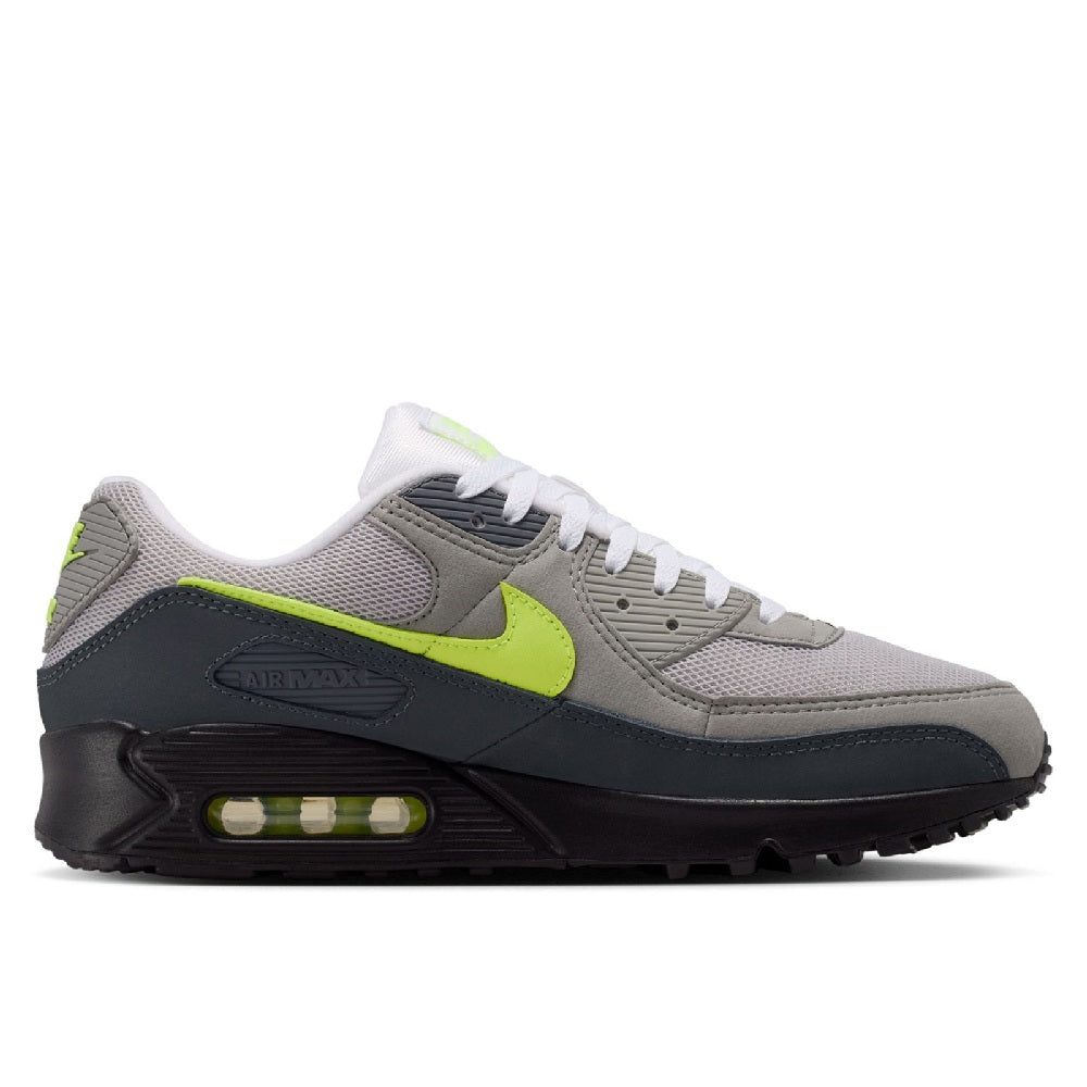 Men's Nike Air Max 90 Black/Neon Yellow-Anthracite (IQ0289 010)