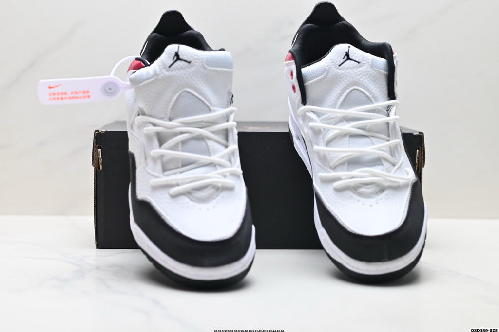 Jordan Legacy 312 High White Black Fire Red Sneakers